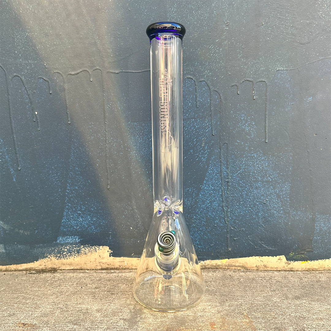 18" X 9mm Smoke MAV Bongs Neon Inspired Beaker Bong
