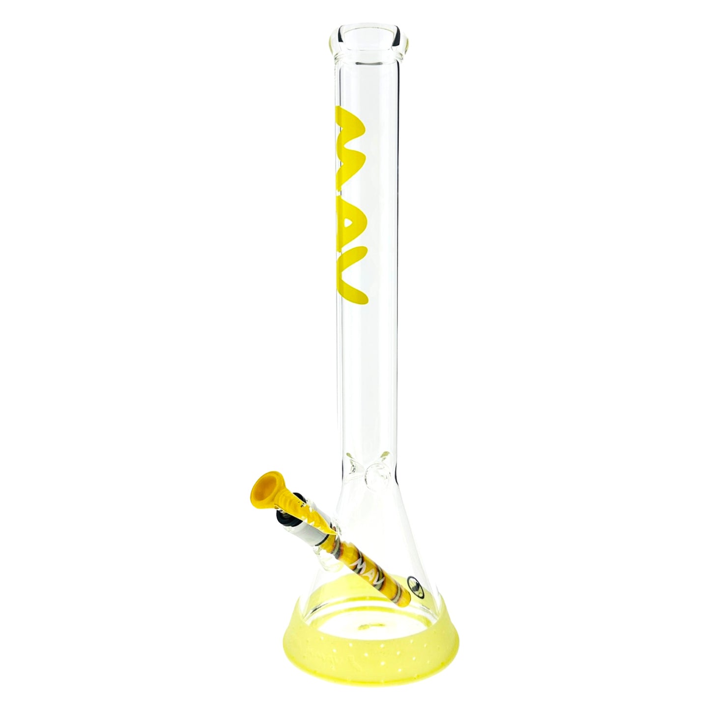 18" Classic yellow mellow bong Set