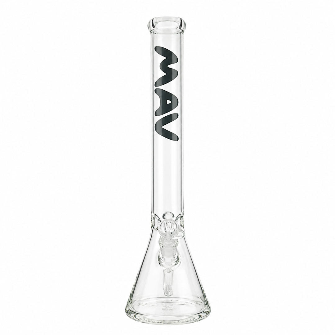 18" Classic Beaker Bong - Coal Black