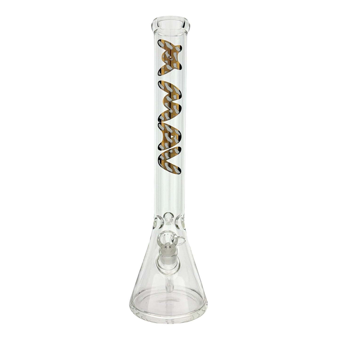 18" mav golden flag cali logo Beaker Bong