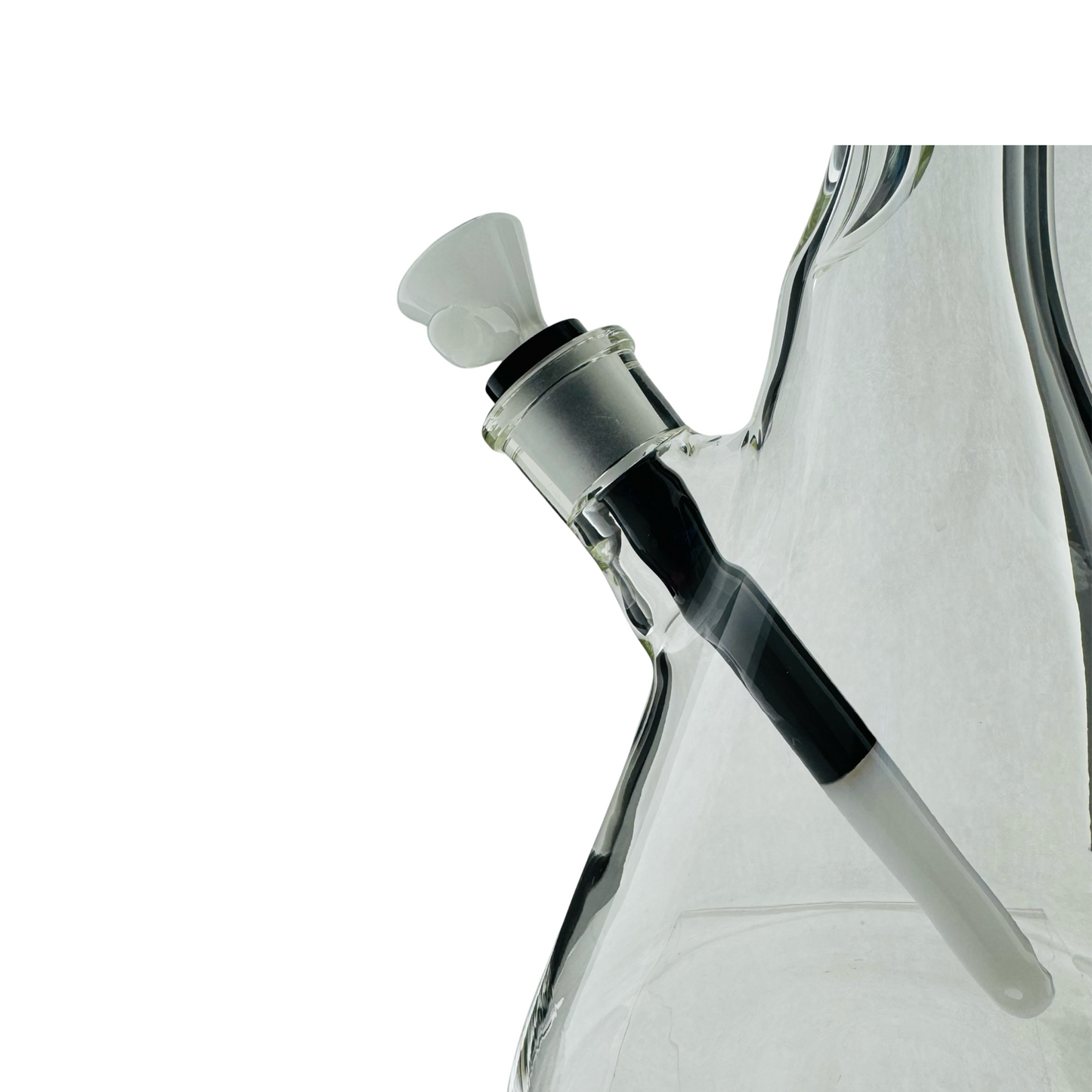 BONG 17" Massive Beaker Base Bong BLACK AND WHITE EDITION
