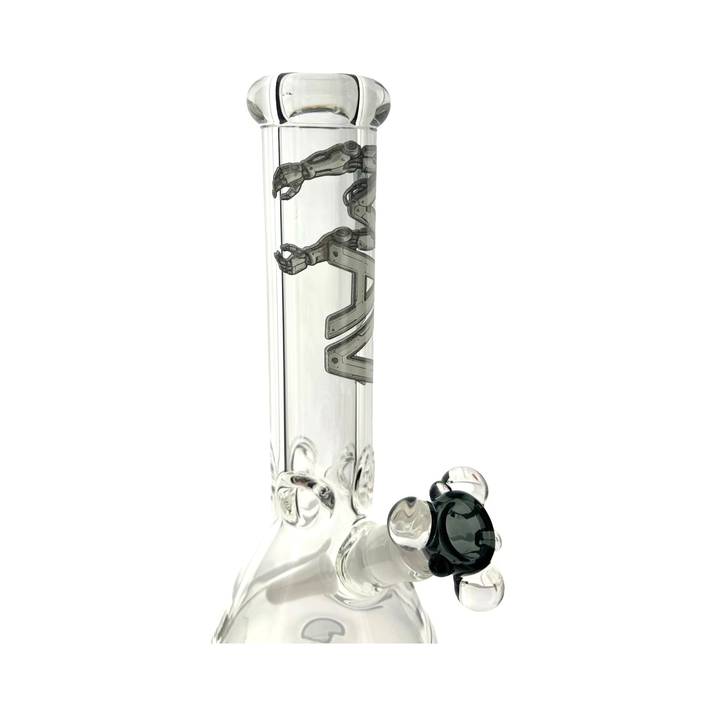 12" x 9mm the bots are coming Classic Beaker Bong