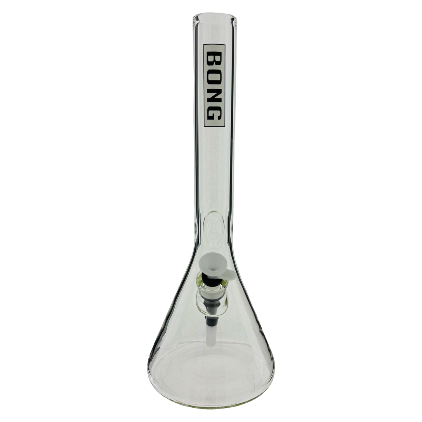 BONG 17" Massive Beaker Base Bong BLACK AND WHITE EDITION