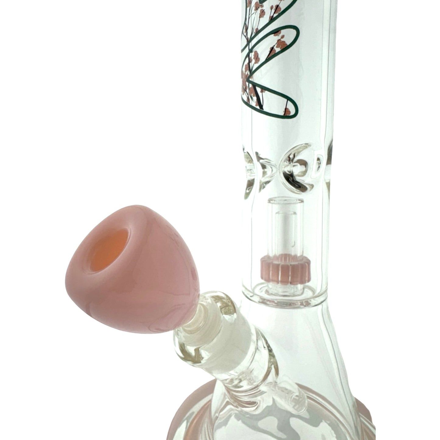 15" ONE OF ONE cherry blossom pink showerhead Special Bong