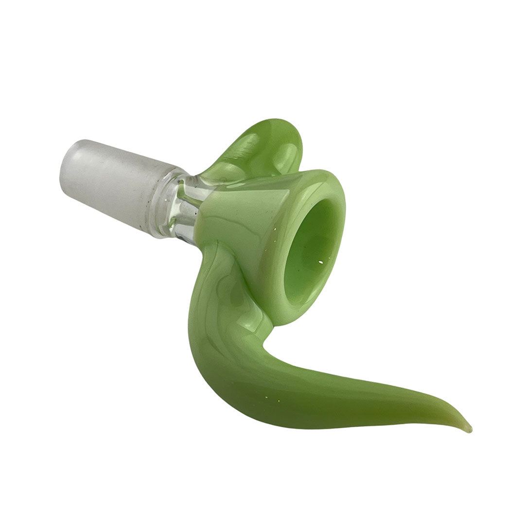 slime green Horn Bowl
