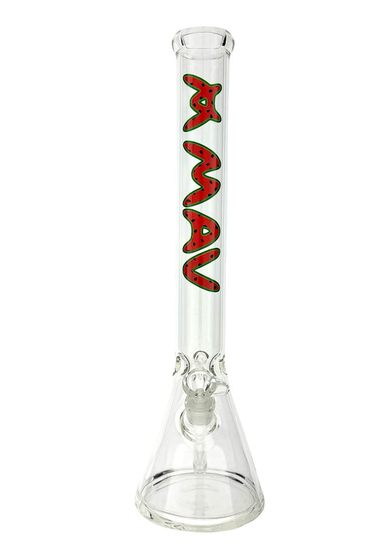 18" MAV Specialty Decal slab Logo Beaker Bong collection