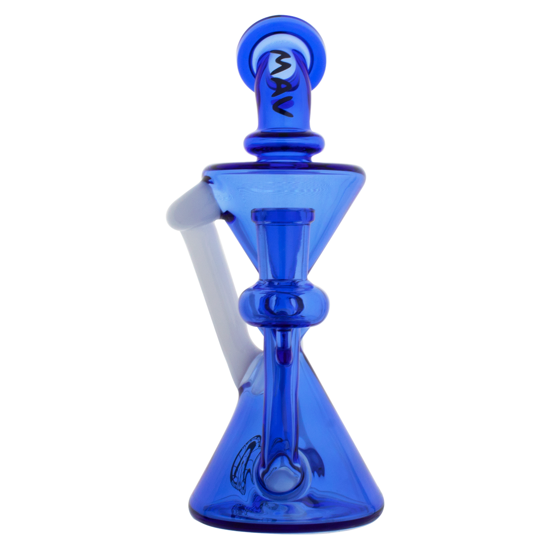 ink-blue and white