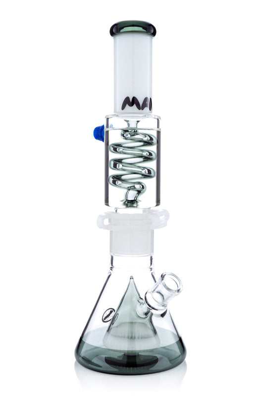 White and Transparent Black Slitted Pyramid Beaker Freezable Coil System