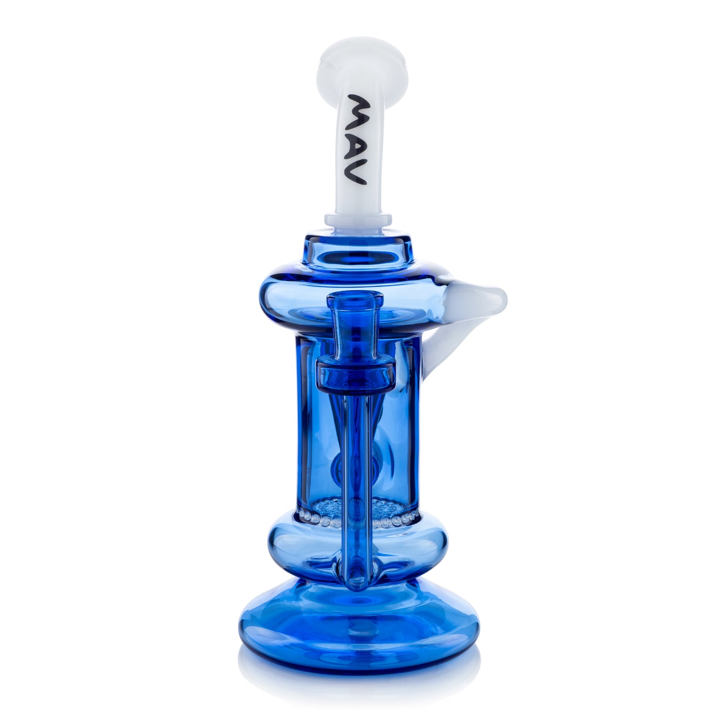 white and blue