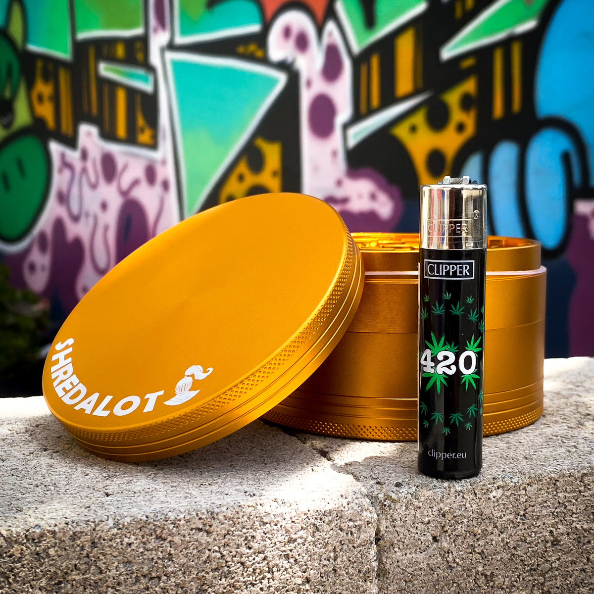 Sir Shredalot 4 part herb grinder 100mm