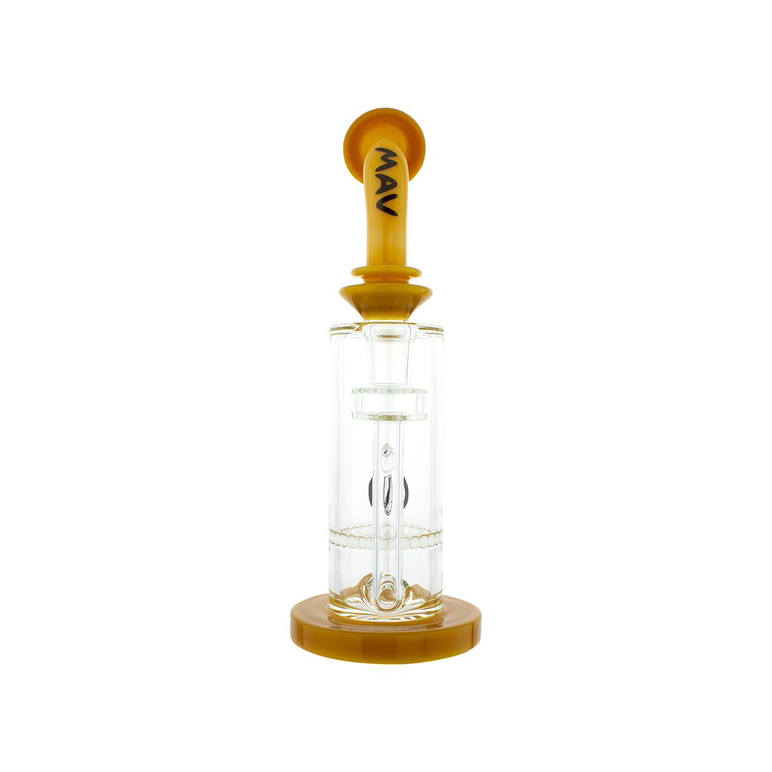 MAV Glass dab rig - Mini Bent Neck Honey
