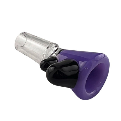 14MM Fossil Horns Bowl Purple