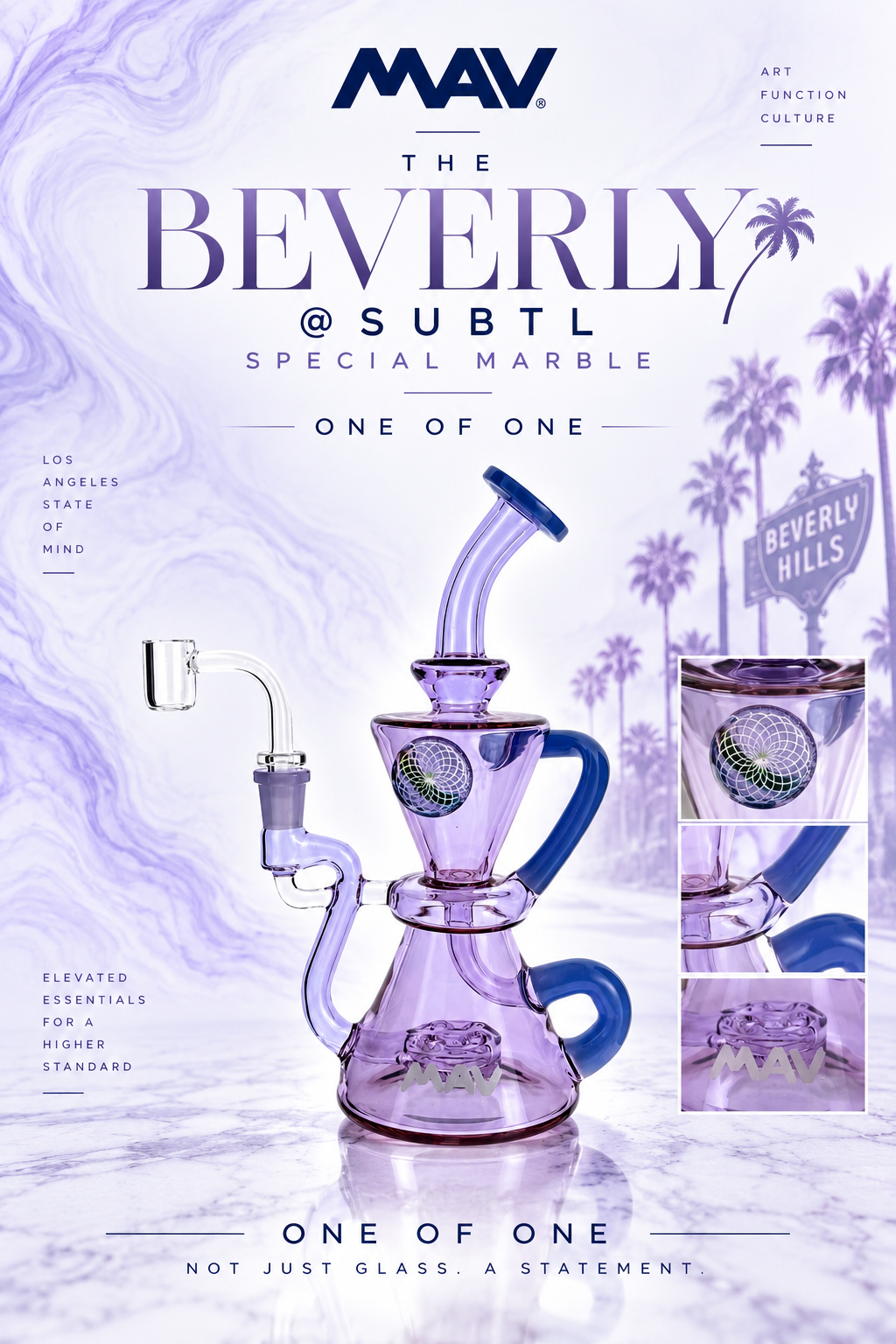 The Beverly SUBTL x BELSAR Collab Hourglass Recycler