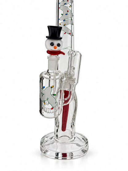 18" Mean Ginger Christmas with Snowman Bowl Combo
