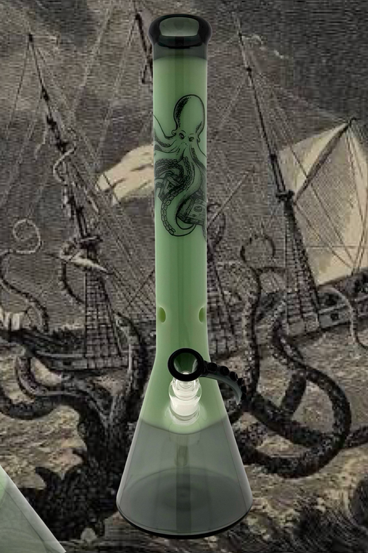 18" X 5mm Kraken 2 Tone Sleeve Beaker Bong