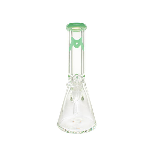 12" x 9mm Classic Beaker Bong Color Accent sea foam