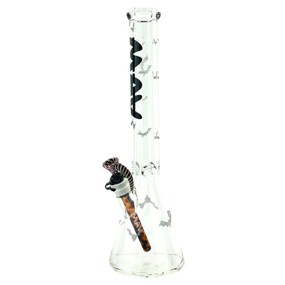 18" X 9MM ONE OF ONE All Bats are off Halloween Special Beaker Bong