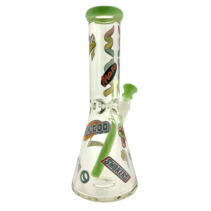 12" 9mm extra endurance beaker bong "the feeder" munchie style