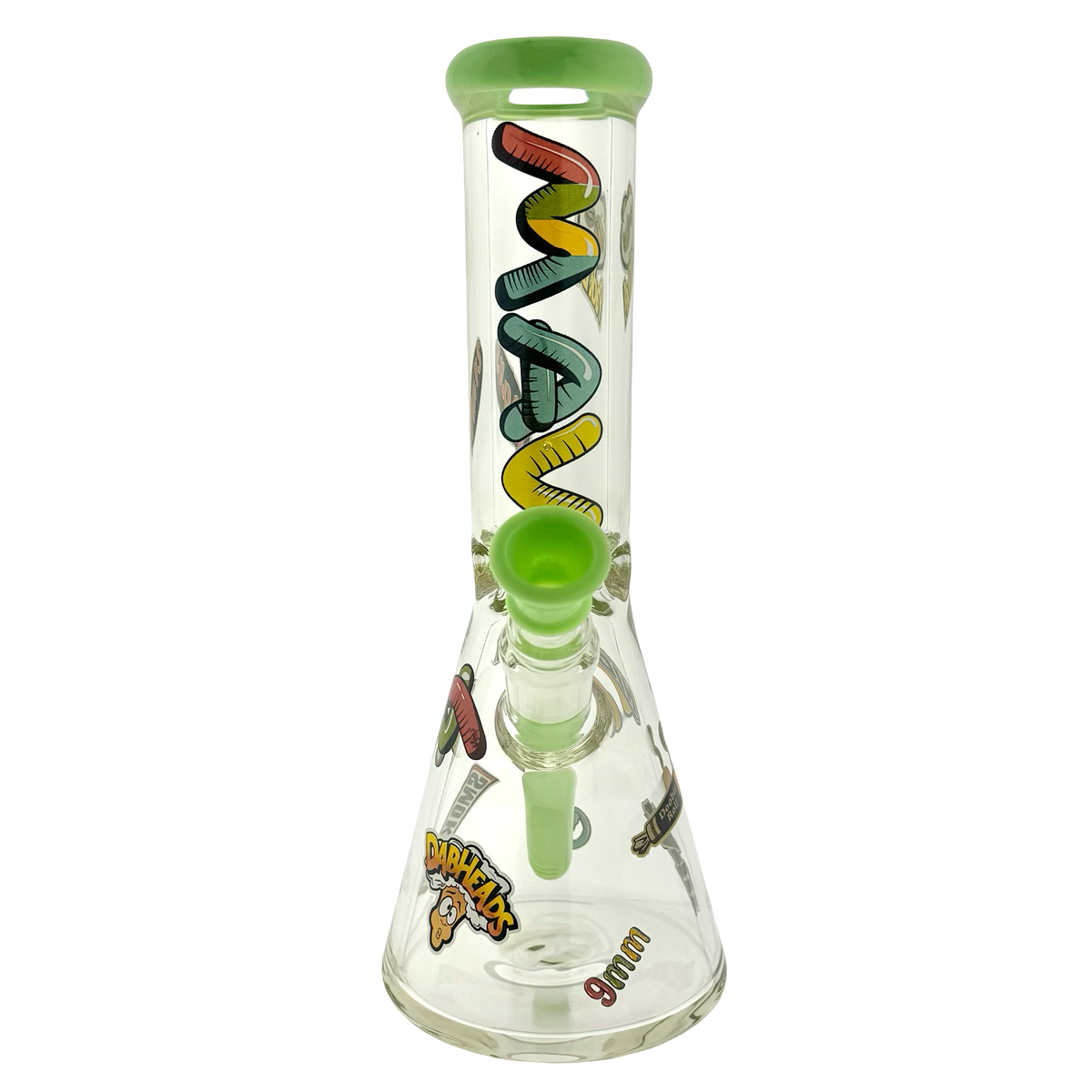 12" 9mm extra endurance beaker bong "the feeder" munchie style