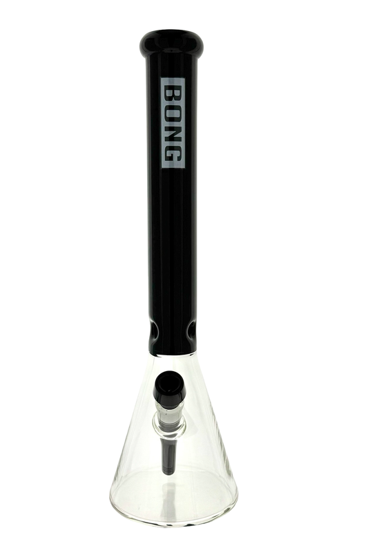 BONG  18" Beaker Base Bong BLACK