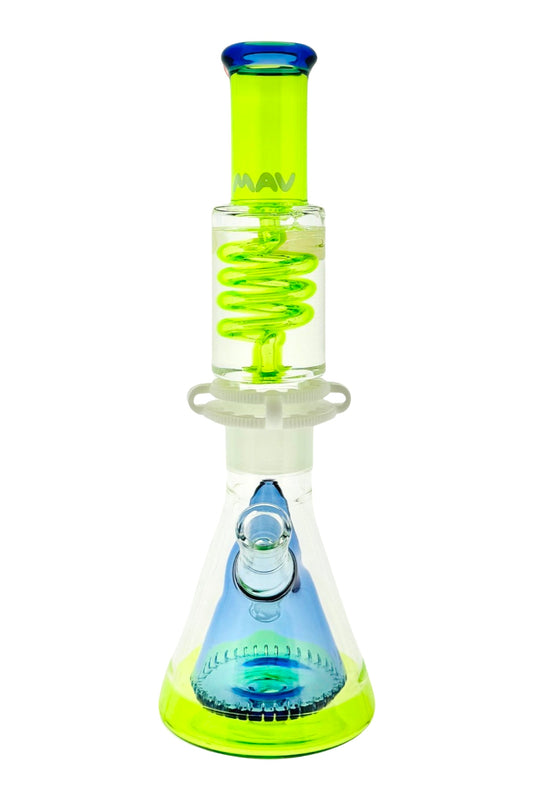 OS90 Oversized Slitted Pyramid Beaker Freezable Coil System Ooze
