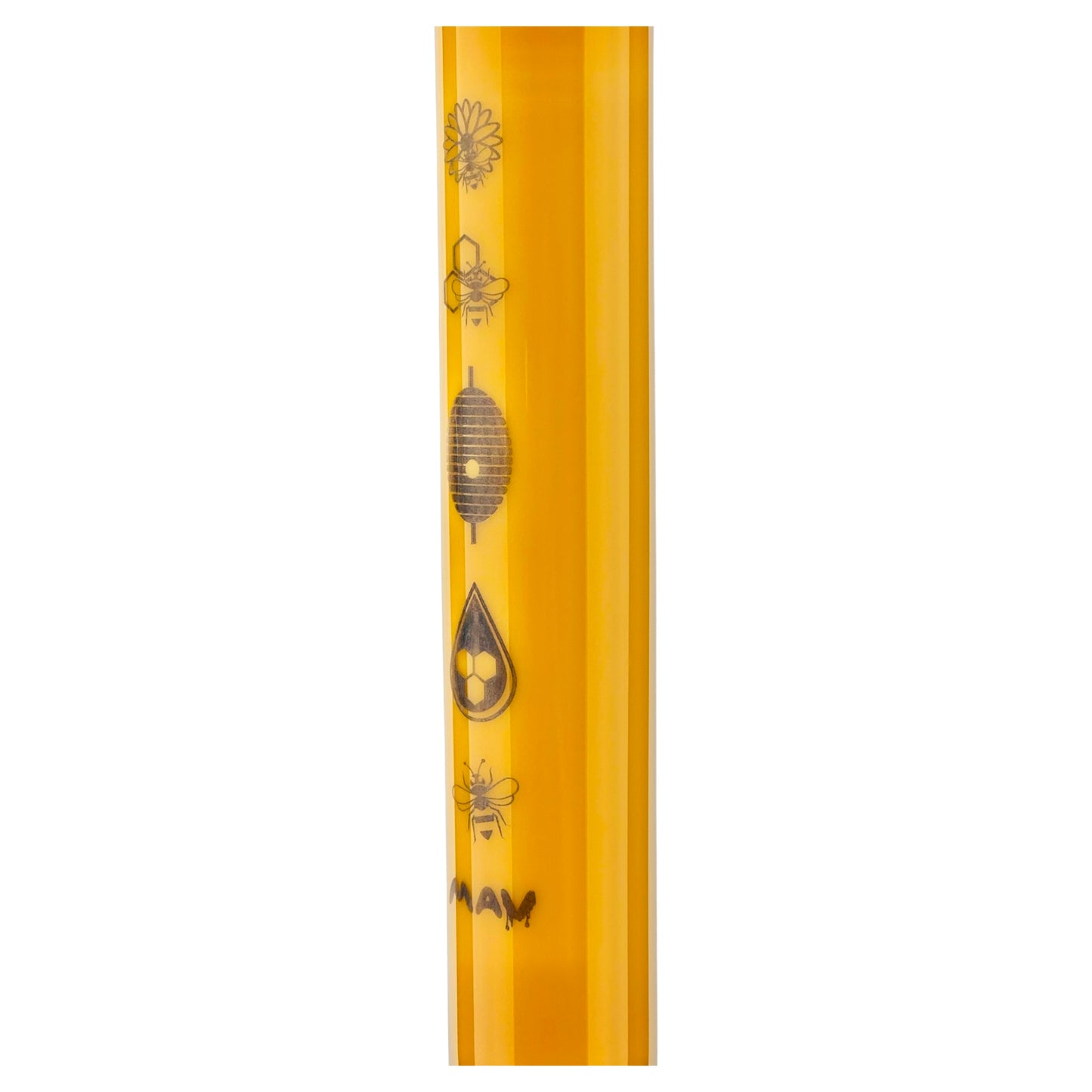 Sweet Sacred Honey Bee MAV Glass Pyramid Laser Beaker Bong