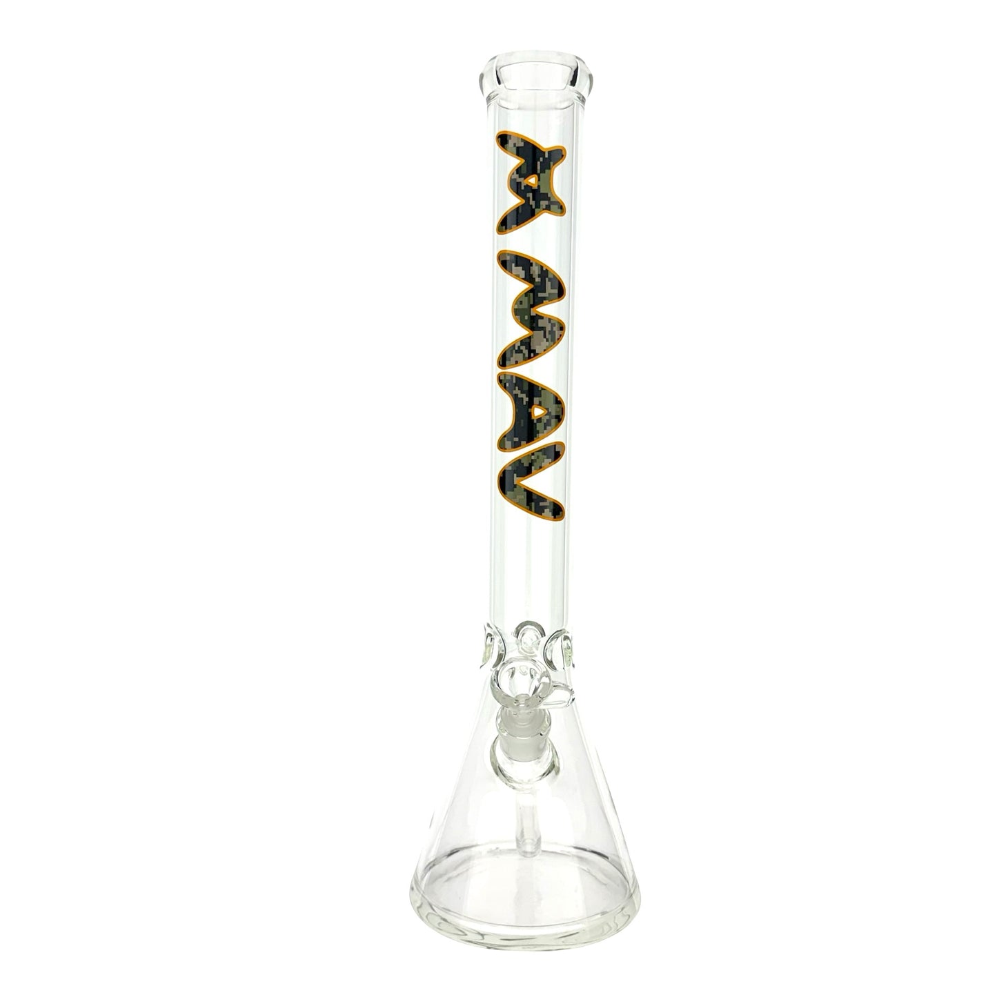 18" MAV Specialty Decal Logo Beaker Bong