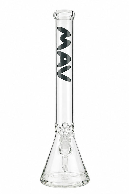 18" Classic Beaker Bong - Coal Black