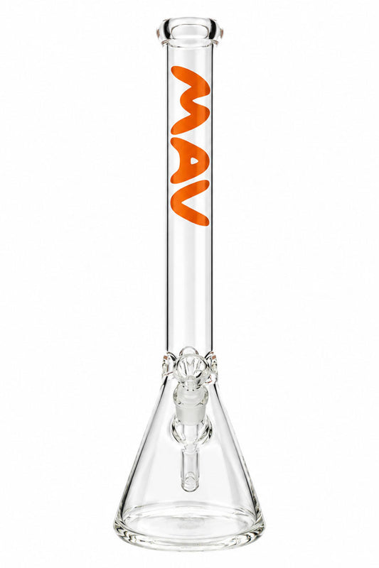 18" Classic Beaker Bong - Citrus Orange