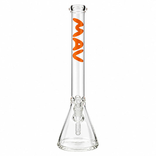 18" Classic Beaker Bong - Citrus Orange