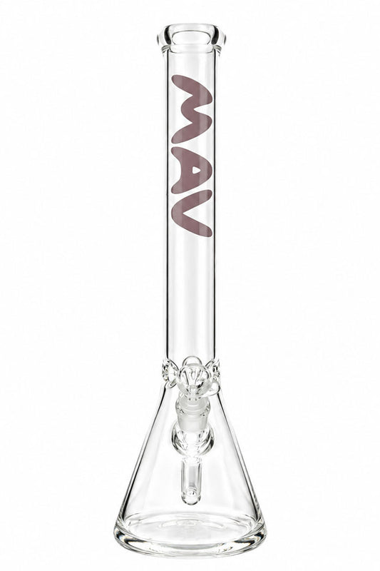 18" Classic Beaker Bong - Eggplant Purple