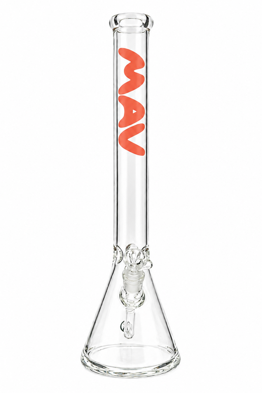 18" Classic Beaker Bong - Official Red