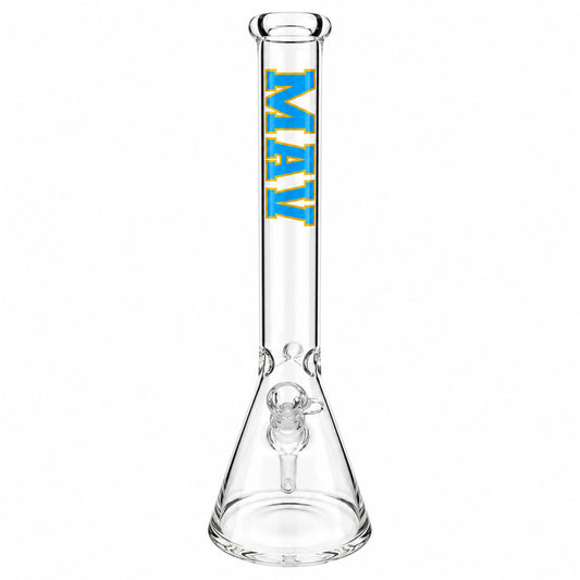 18" Classic Beaker Bong - VARSITY UCLA Edition