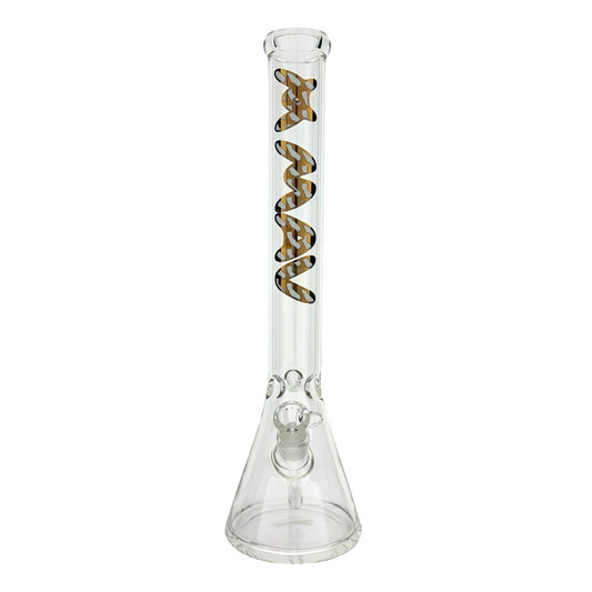 18" mav golden flag cali logo Beaker Bong