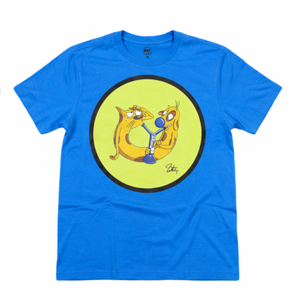 Double Trouble Bong Tee - Blue