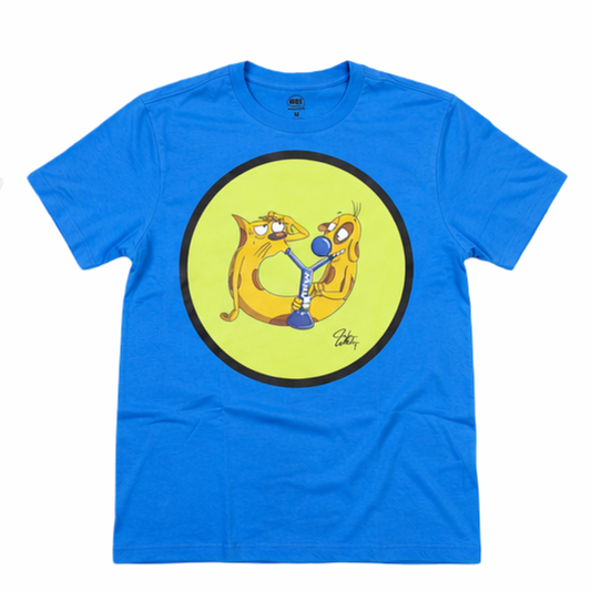 Double Trouble Bong Tee - Blue