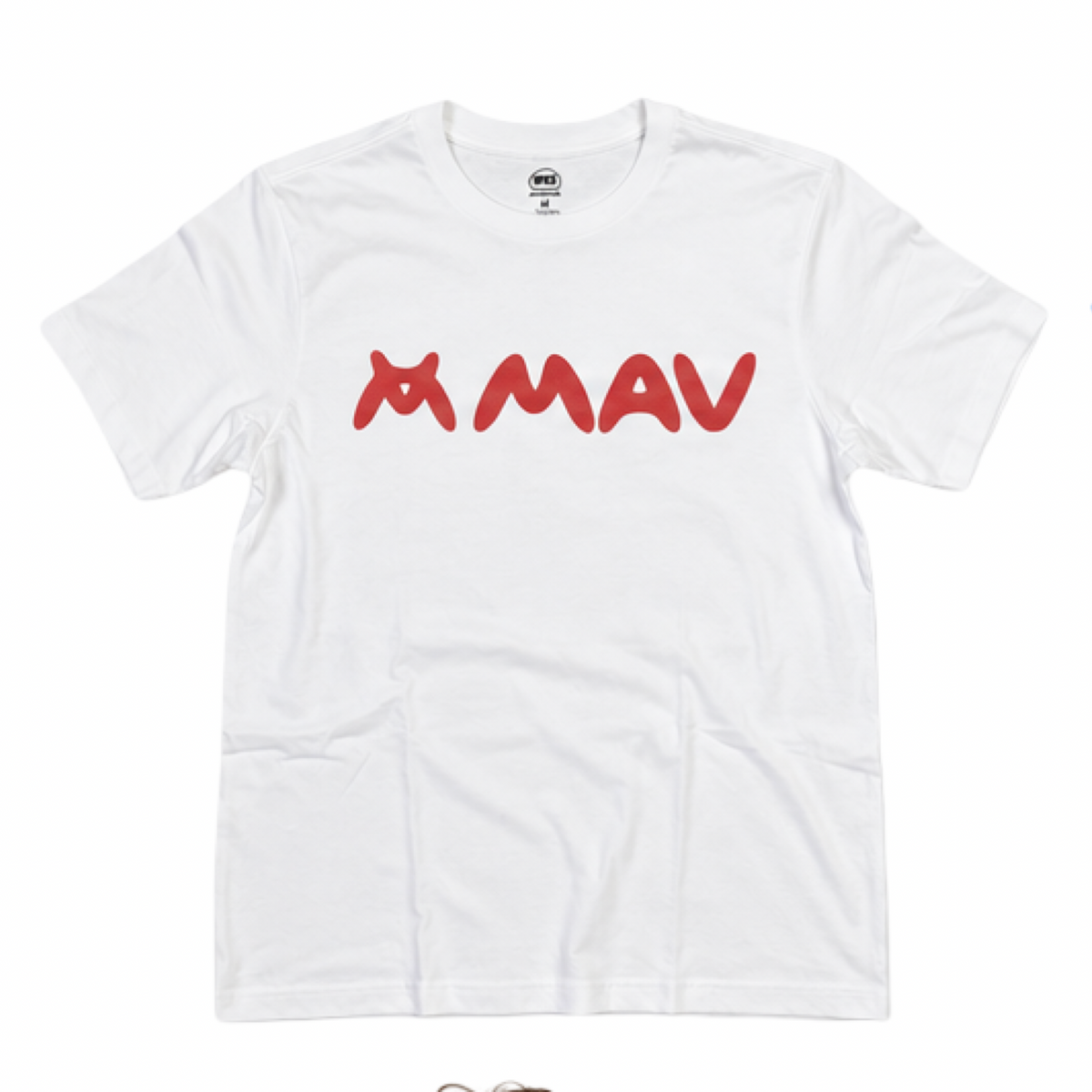 MAV Logo Tee - White red logo