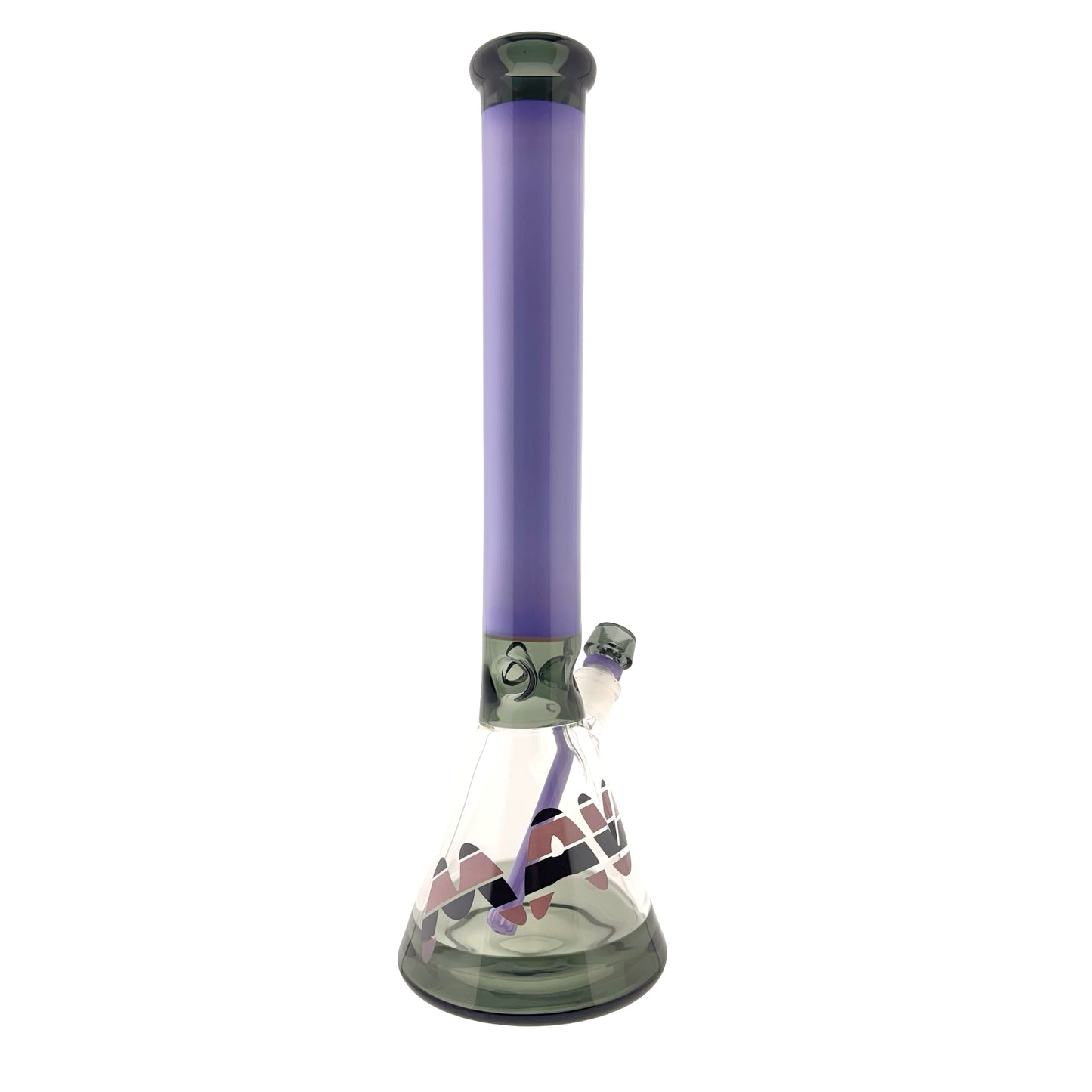 hermosa resurgence 18" Full purple smoke mixer Beaker Bong 1 of 1