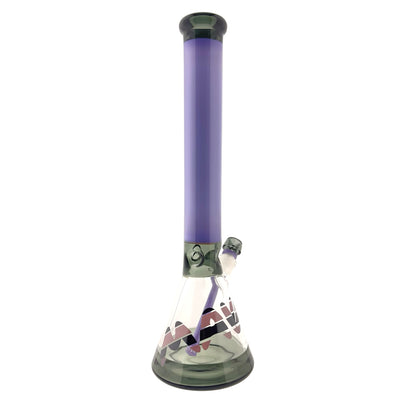 Hermosa Resurgence 18" Full Purple Smoke Mixer Beaker Bong 1 of 1