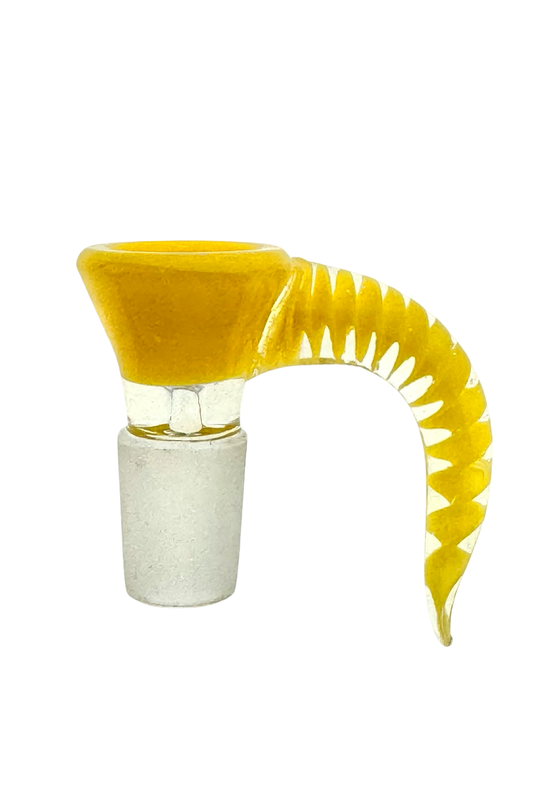 19MM Yellow Swirl Horn Bowl