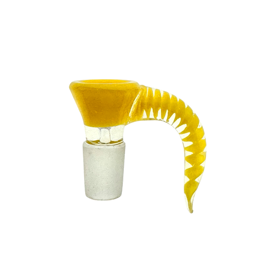 19 mm Yellow Swirl Horn Bowl