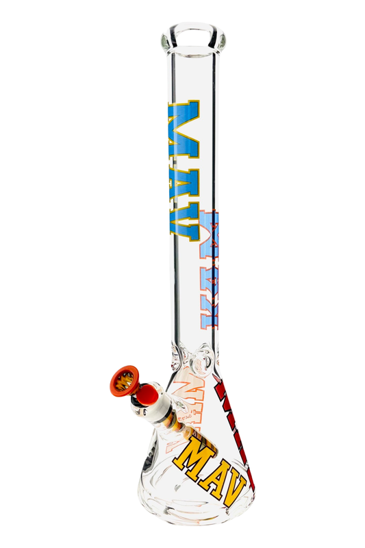 18" X 9MM ONE OF ONE varsity sampler beaker bong