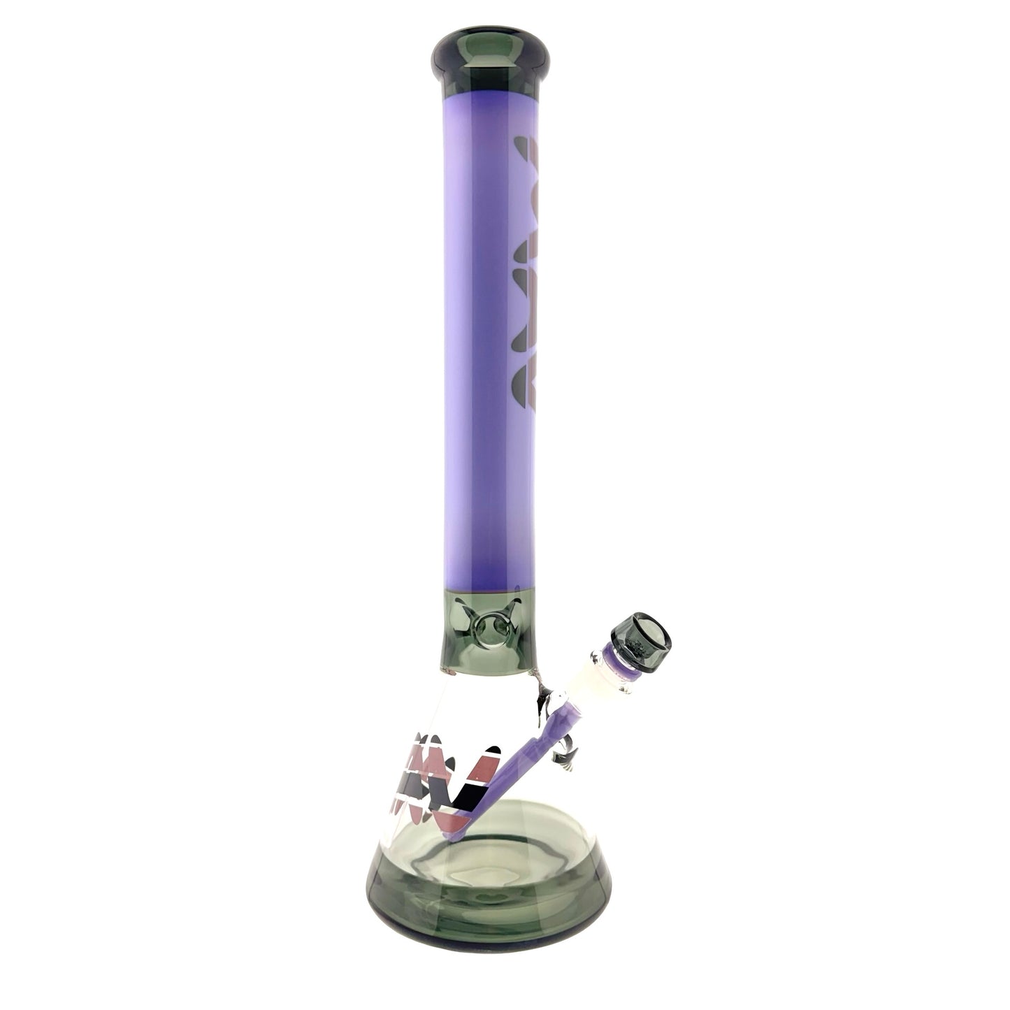 hermosa resurgence 18" Full purple smoke mixer Beaker Bong 1 of 1