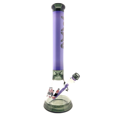 Hermosa Resurgence 18" Full Purple Smoke Mixer Beaker Bong 1 of 1