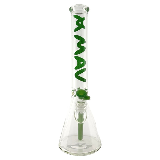 18" 9mm Classic Beaker Bong og stem match sea foam
