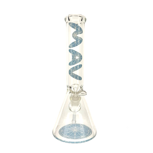 MANDALA blue 13" Beaker Base Bong