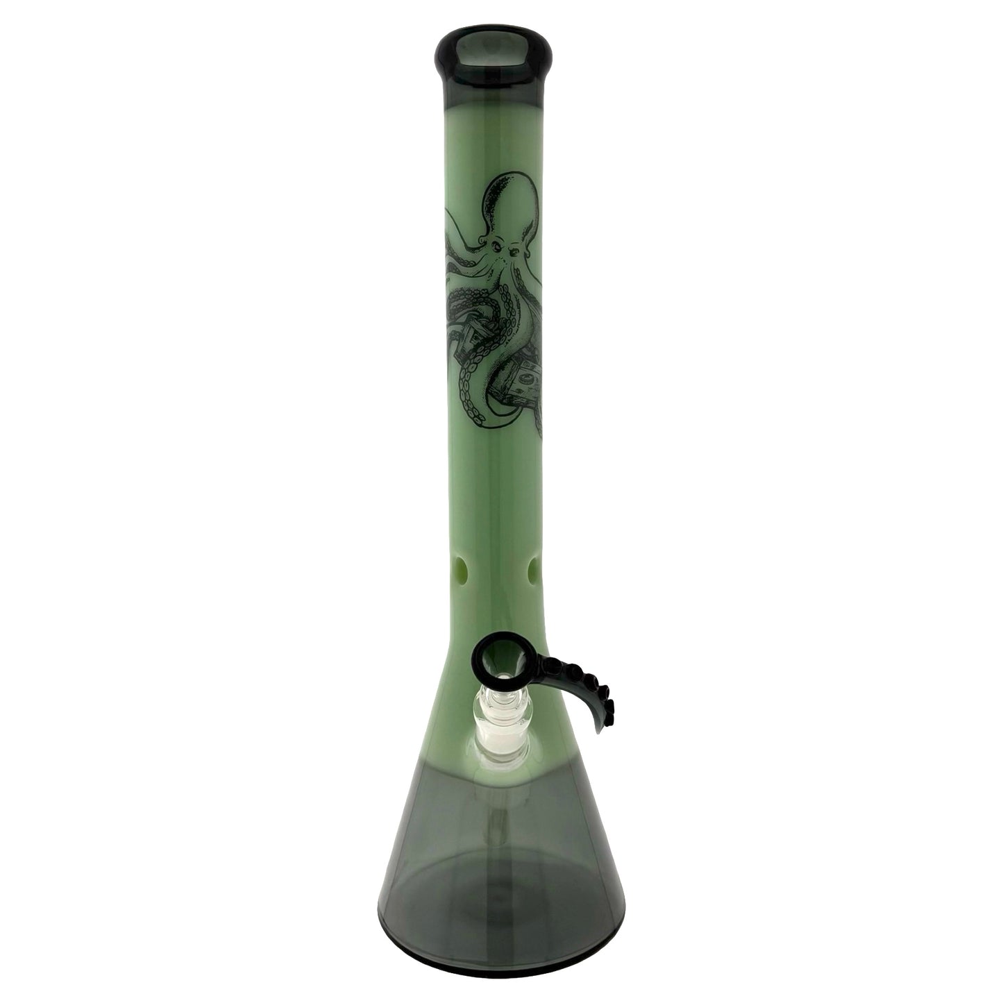 18" X 5mm Kraken 2 Tone Sleeve Beaker Bong