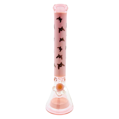 18" X 5MM ONE OF ONE pink pyramid bats all over