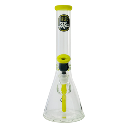 15" x 9MM Chiquita Accented Beaker Bong