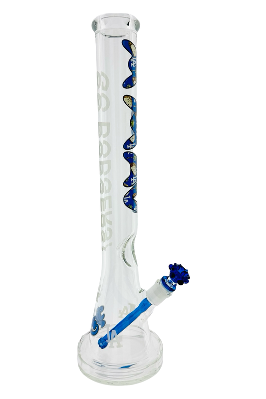 18" Bat Bong One of One MAVs Go Dodgers Laser Bong Ball World series 2025 Champions !